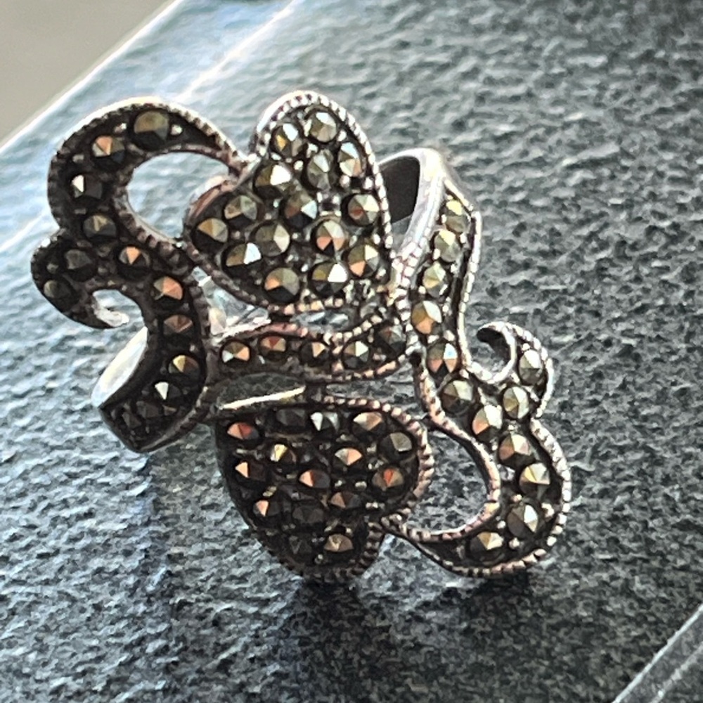 Vintage 925 Marcasite Ring